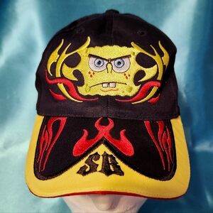 Nickelodeon SpongeBob SquarePants Flame Baseball Hat Cap